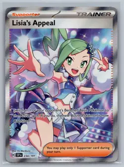 Lisia's Appeal 234/191 Ultra Rare Surging Sparks Pokemon Near Mint - Image 1