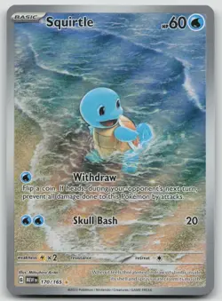 Squirtle 170/165 NM Scarlet & Violet 151 - Illustration Rare - Pokemon TCG - Image 1