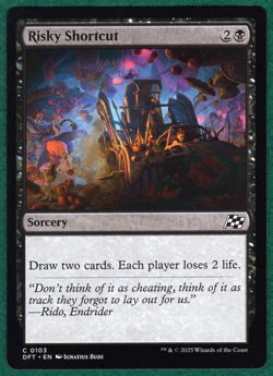 Risky Shortcut - Aetherdrift (DFT) #103 - Magic: The Gathering MTG Card - Image 1