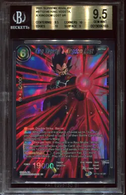 King Vegeta, a Kingdom Lost BT13-146 SR BGS 9.5 Dragon Ball Super Card - Image 1