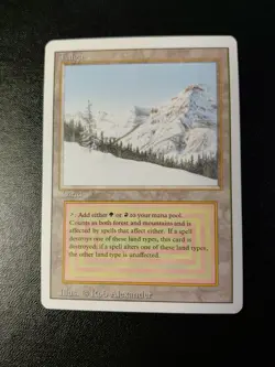 MTG Taiga Revised Edition – Dual Land – Lightly Played LP - Image 1