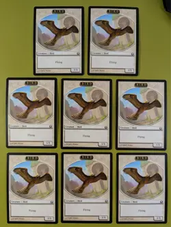 8 Bird Token Return to Ravnica Magic the Gathering MTG 8 - Image 1