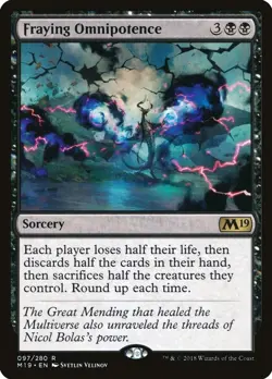 Fraying Omnipotence [M19 - 97]Core Set 2019 - Image 1
