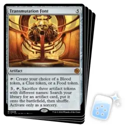TRANSMUTATION FONT X4 Outlaws Of Thunder Junction: The Big Score BIG Magic MTG - Image 1