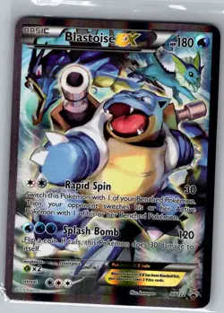 Blastoise EX XY122 XY Promos - Pokemon Card - LP - Image 1