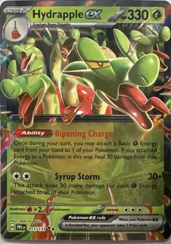 Hydrapple ex Double Rare Prismatic Evolutions 11/131 Pokemon Near Mint - Image 1