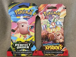 Pokemon Perfect Order/Surging Sparks Booster Pack Set Of 2 - Image 1