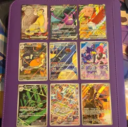 Pokemon Destined Rivals Bundle Including IR's And Full Arts All NM x 9 - Image 1