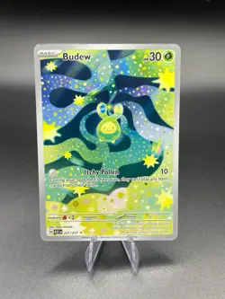 Pokemon TCG - Budew Illustration Rare - Ascended Heroes 221/217 - Image 1