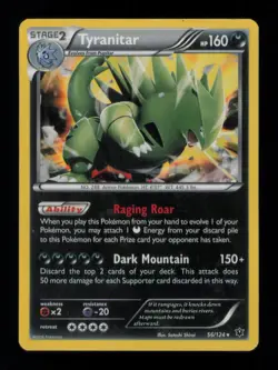 HOLO TYRANITAR RARE HOLO 56/124 MP POKEMON - Image 1