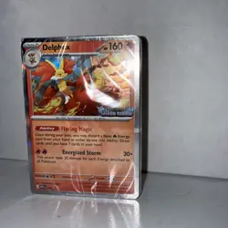 Pokemon Delphox 074 Prerelease Promo SEALED Build & Battle Deck Chaos Rising - Image 2