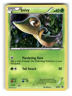 Snivy - BW06 BW06 Holo Promo Black And White Promo Pokemon Holo Lightly Played - Image 1