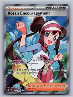 Rosa's Encouragement 114/088 Ultra Rare Perfect Order Pokemon Near Mint - Image 1