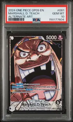 2024 ONE PIECE OP09-081 MARSHALL D. TEACH ALTERNATE ART - Image 1