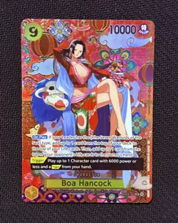 Bandai One Piece Boa Hancock OP14-112 SP SR Foil The Azure Sea's Seven - Image 1