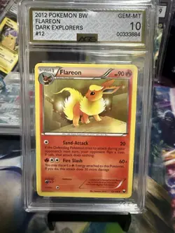 Flareon 12/108 Dark Explorers Regular Black/white Ags 10 - Image 1