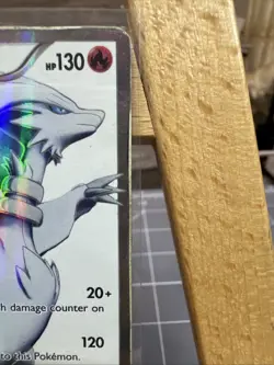 Reshiram (113 Full Art) 113/114 Black & White Holo HP MP - Image 5