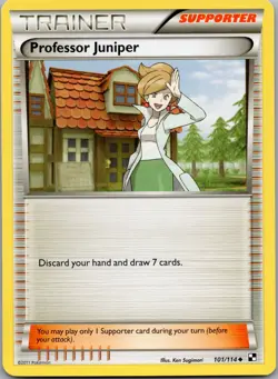 Professor Juniper Uncommon Black and White 101/114 NM - Image 1