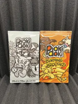 2 Pack Lot - Pokidoki Booster Packs (Black and White & Burning Badland)- Pokemon - Image 1