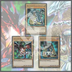 YuGiOh BLUE-EYES WHITE DRAGON, DARK MAGICIAN, RED BLACK DRAGON ▪ ULTRA RARE 💎 - Image 1