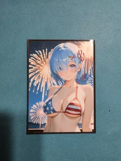 Beautiful Waifu Card -Rem-Goddess ACG Custom DIY Fan Art Card - Image 1