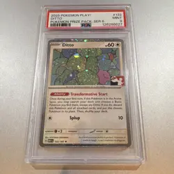 PSA 9 Pokemon TCG Ditto Holo Prize Pack Series 6 Prize Card 132/165 - Image 1