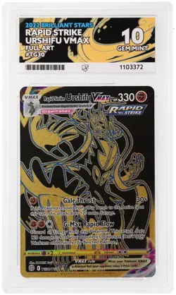 Pokemon TCG Card Rapid Strike Urshifu VMAX TG30/TG30 Brilliant Stars - ACE 10 - Image 1