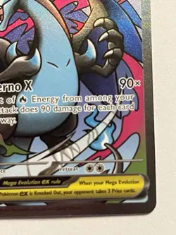 Mega Charizard x EX 023 Me: Mega Evolution Promo Holo Pokemon Card - Image 4