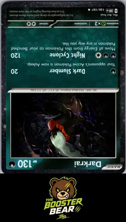 Darkrai (Cosmos Holo) 136/197 Holo R Miscellaneous Cards & Products Pokemon NM/M - Image 1