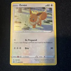 Pokemon Eevee SWSH190 SWSH: Sword & Shield Promo Card Holo - HEAD SWIRL 🌀 - Image 1