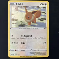 Pokemon Eevee SWSH190 SWSH: Sword & Shield Promo Card Holo - HEAD SWIRL 🌀 - Image 3