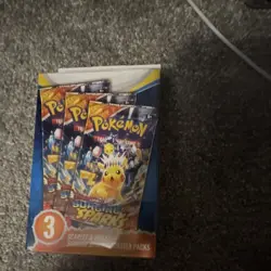 Pokemon Pokemon TCG Scarlet & Violet—Surging Sparks 3 Booster Packs 10 Cards - Image 1