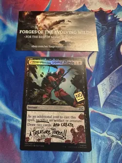 Deadly Dispute - 2026 Magic The Gathering Secret Lair Drop Deadpool Foil - Image 1
