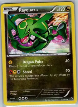Rayquaza 93/113 Holo Legendary Treasures - Pokemon Card - NM - Image 1