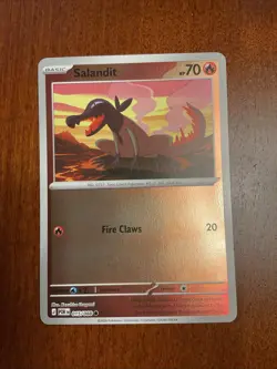 Salandit 015/088 Perfect Order Reverse Holo Pokemon TCG Card - Image 1