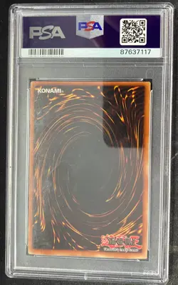 2002 Yugioh Legend of Blue Eyes LOB 029 Flame Ghost 1st Edition PSA 7 - Image 2