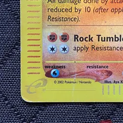 Golem Reverse Holo Expedition Base Set 49/165 Pokemon TCG | Aya Kusube | DAMAGED - Image 5