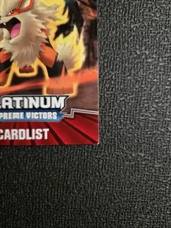 POKEMON PLATINUM SUPREME VICTORS RULEBOOK/CARDLIST ARCANINE/MILOTIC - Image 2