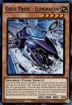 Yu-Gi-Oh! Gold Pride - Eliminator 1st Ed. LEDE-EN020 Super Rare NM/LP x1 - Image 1