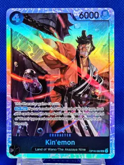 Kin'emon OP16-082 SR | The Time of Battle | One Piece TCG | EN - Image 1