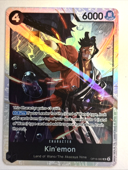 One Piece The Time of Battle OP16-082 Kin'emon Super Rare FOIL English - Image 1