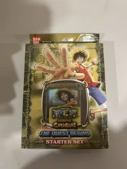 2005 Bandai Vintage One Piece CCG The Quest Begins Sealed Starter Deck 1x - Image 1