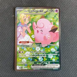Lillie's Clefairy ex LP MP Journey Together Holo SIR 184 Pokemon Card 184/159 - Image 2
