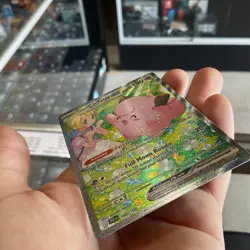Lillie's Clefairy ex LP MP Journey Together Holo SIR 184 Pokemon Card 184/159 - Image 4
