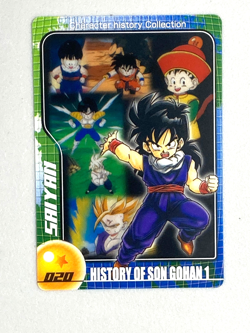 History of Son Gohan - 020 - Dragon Ball Morinaga Card Japanese - Image 1