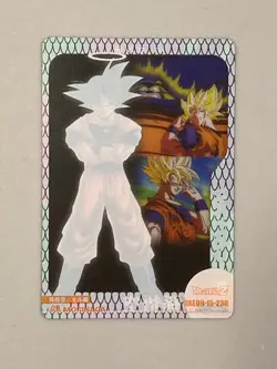 Son Goku / 2nd Death - 230 - Dragon Ball Morinaga Plastic Card Japanese - Image 2