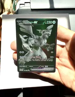 Pokemon Zekrom EX Black Bolt 172/086 BWR English TCG Card Near Mint Condition!! - Image 1