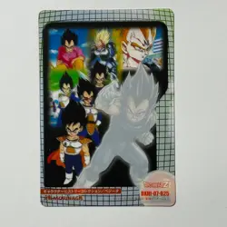 S5978 History of Vegeta No.025 Japanese Dragon Ball x Morinaga Wafer Card A4 - Image 2