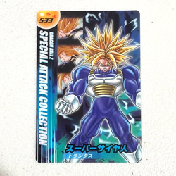 M1265 Trunks Japanese Dragon Ball Kai x Morinaga Special Attack Card No.533 - Image 1