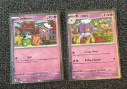 Drifloon 005 Drifblim 006 -Black Star Promo - Mega Evolution - Lot of 2 Cards - Image 1